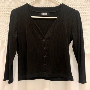 Reformation cardigan cropped top
